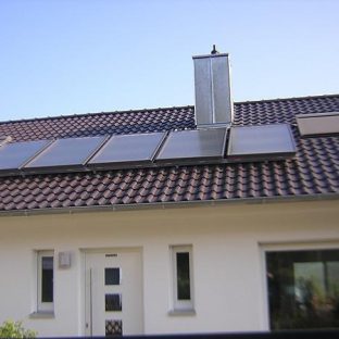 Eine Solaranlage auf dem Dach
